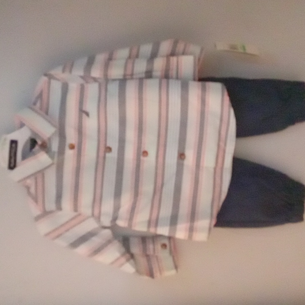 Nautica boys long sleeve and pant outfit